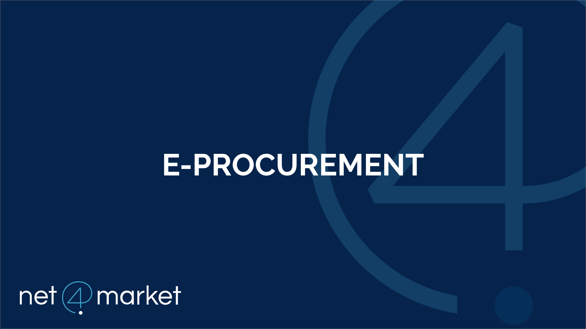 E-procurement