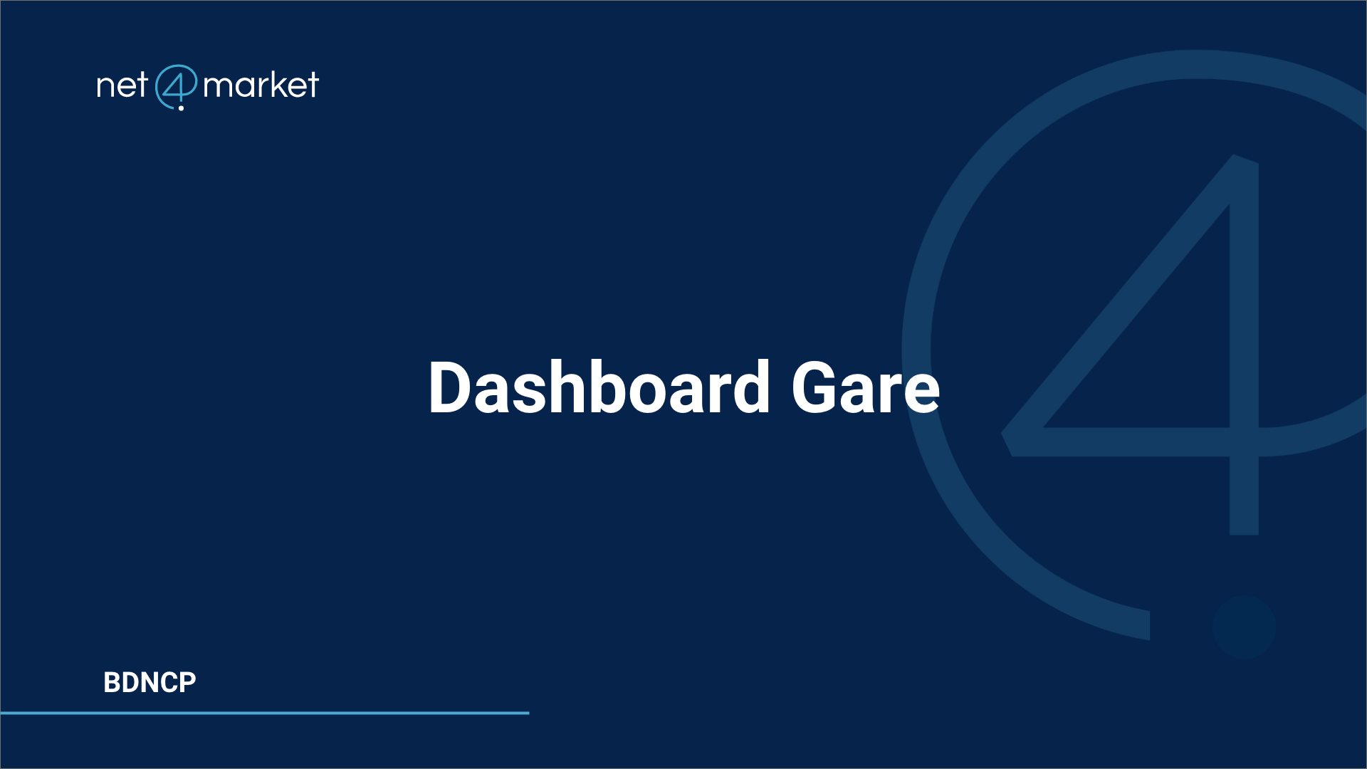 Dashboard gare