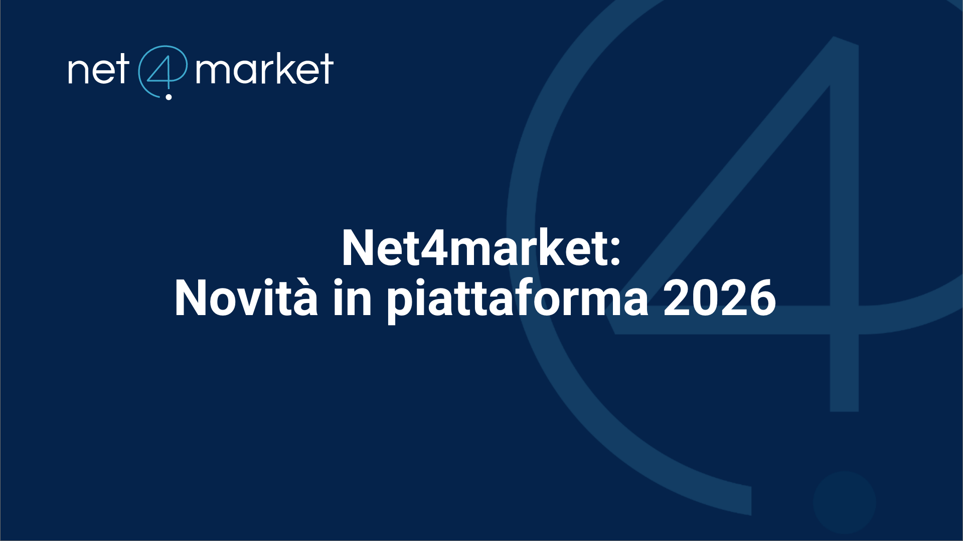 Webinar Novità in piattaforma 2026